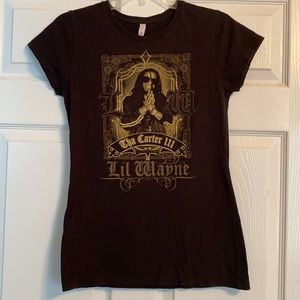 Dark Brown Tha Carter III Lil Wayne T-Shirt